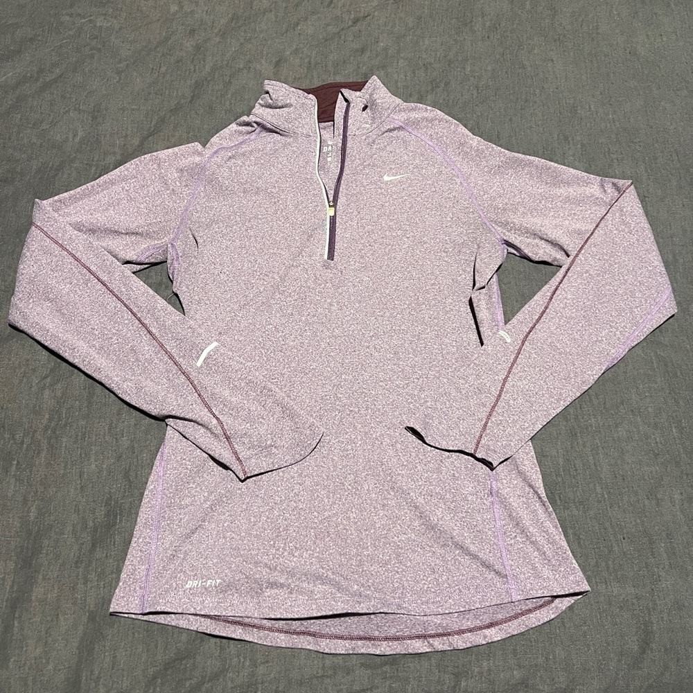 Light Purple Nike Quarter Zip Pullover